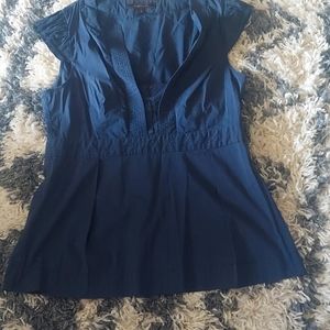BCBG navy blue shirt